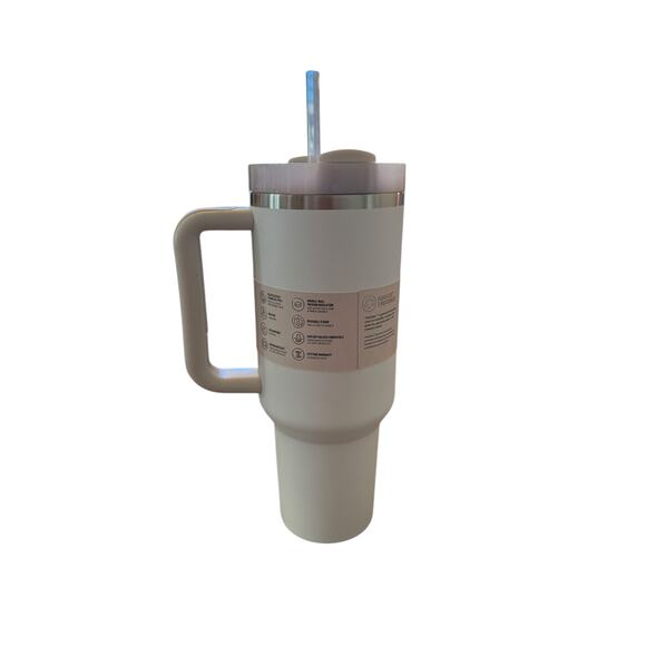 Stanley Cream Adventure  Insulated Quencher H2.0 Travel Tumbler with Handle 40oz - Picture 4 of 5